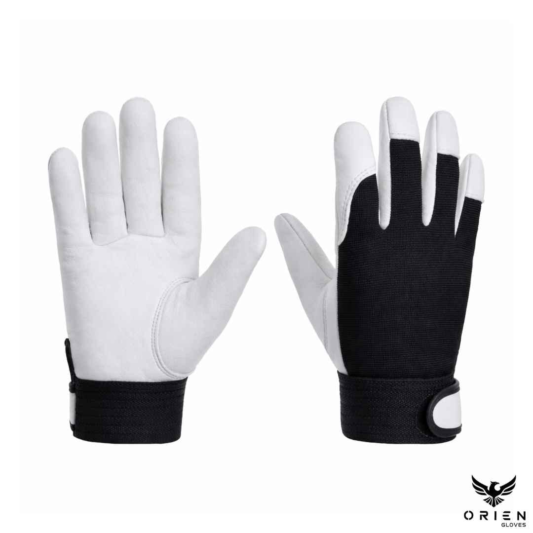 Flexible White Grip Gloves