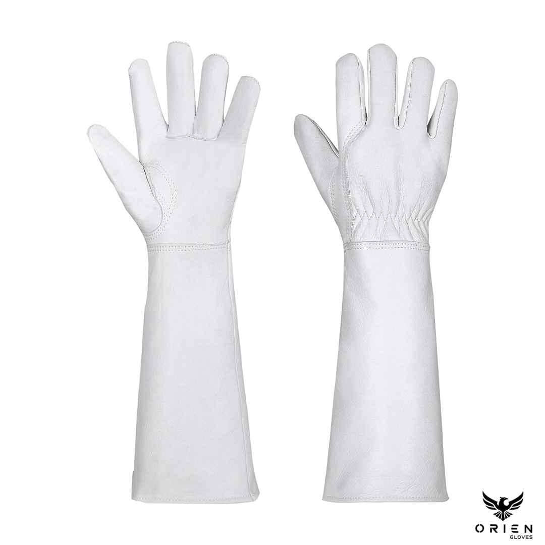 Gardening leather gloves for women