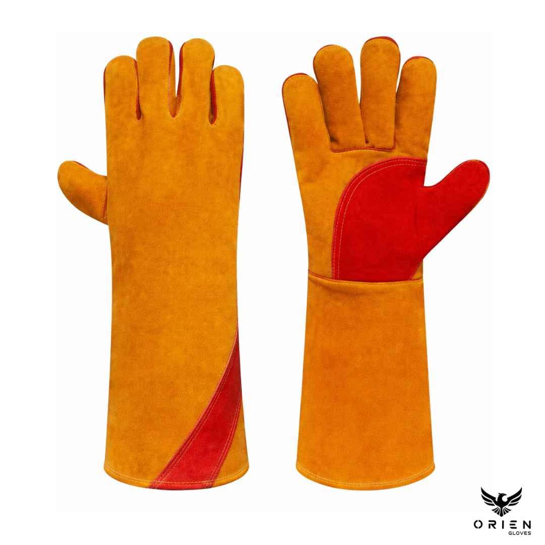 Palm leather stick welding Gloves